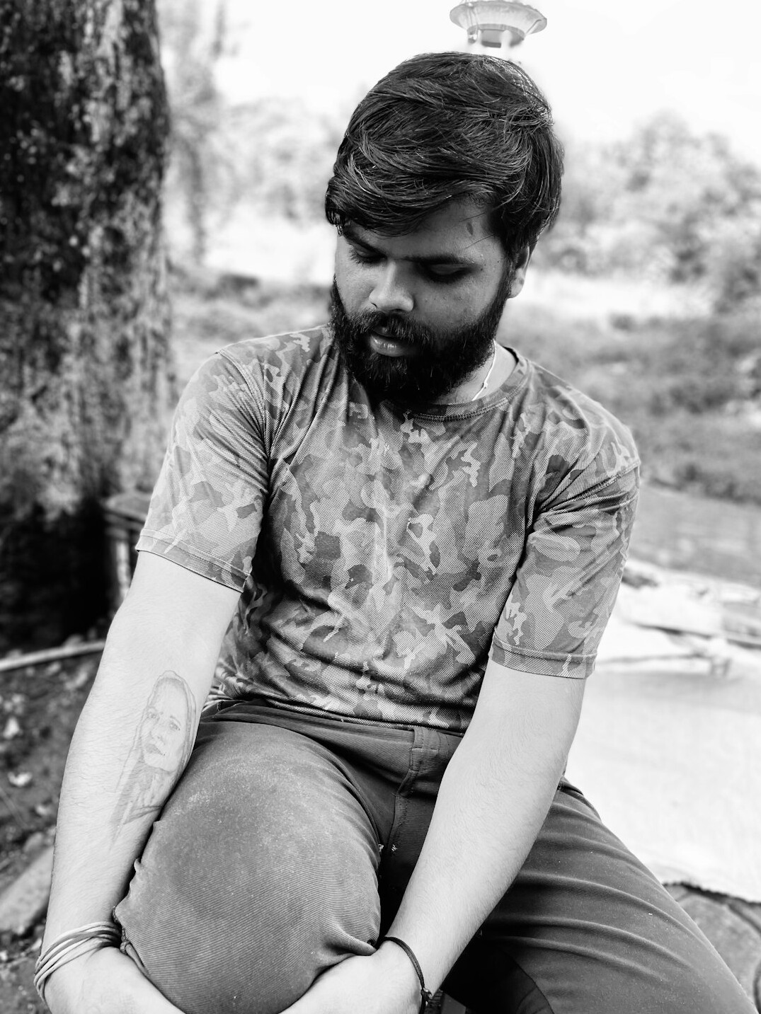 Portrait of a man with a beard